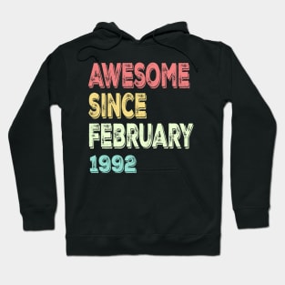 awesome since february 1992 Hoodie